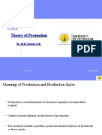 Theory of Produc -1
