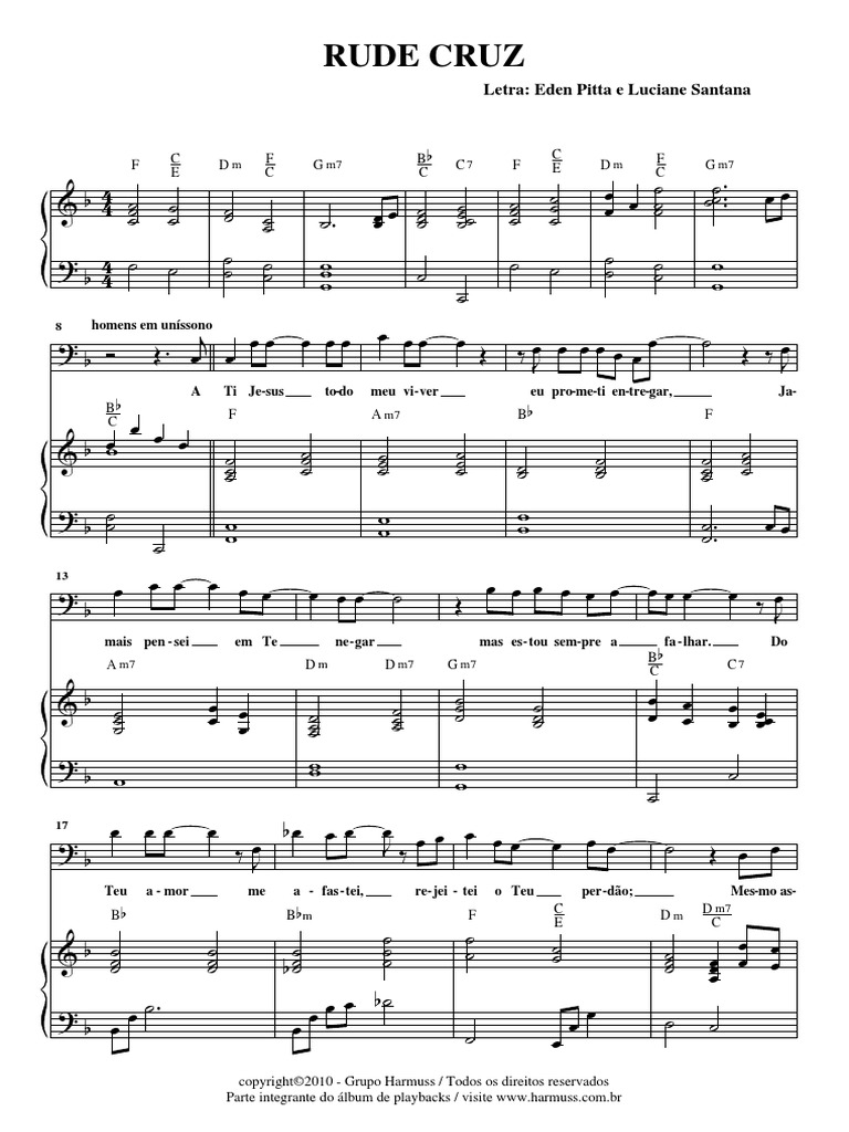Rude Cruz Letra Eden Pitta e Luciane Santana PDF Modularity