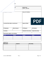 RFD Request for Deviation Form