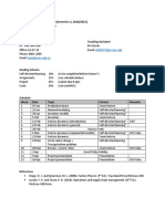 Isetch@nus - Edu.sg E0348792@u.nus - Edu: IE5107 Material Flow Systems (Semester 2, 2020/2021)