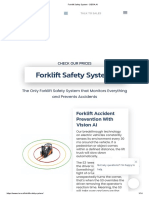 Forklift Safety System With Machine Vision. Proximity Alarms, Speed Control, and Impact Mitigation. Get On-Site Trial. Contact Us Now!