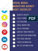 Social Media Marketing Agency Audit Checklist