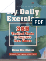 Brunthaler Heinz My Daily Exercise 365 Tactical Tests To Imp