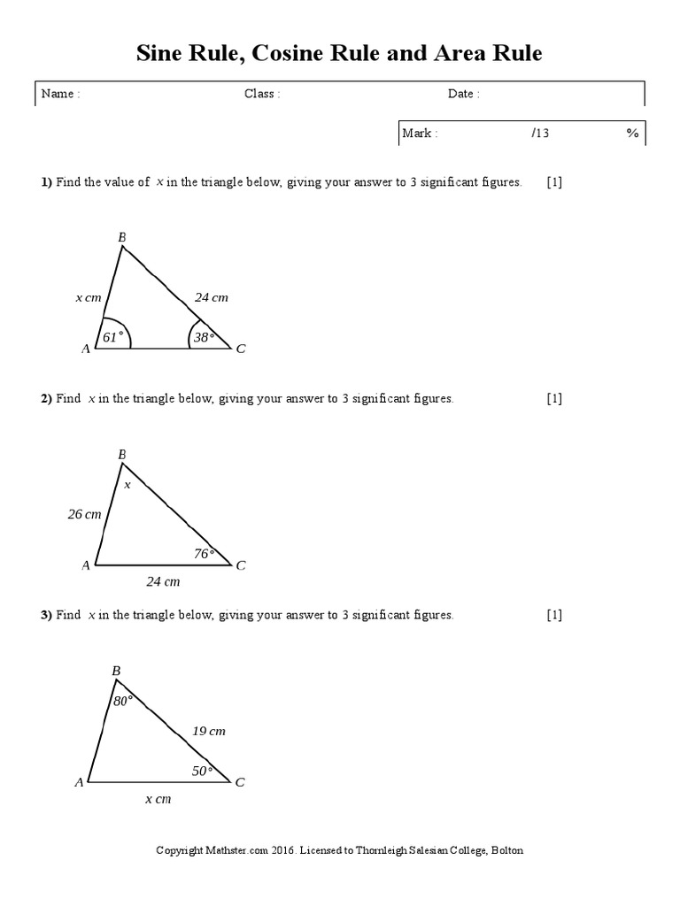 sine-rule-cosine-rule-and-area-rule-1-pdf-triangle