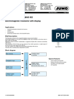 Jumo Flowtrans Mag I02, Data Sheet