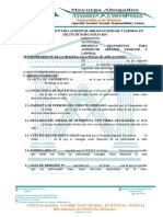 45.-Modelo de Escrito para Acreditar Arraigo Familiar y Laboral en Delito de Robo Agravado