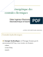 Analyse Énergétique Des Centrales Électriques: Filière Ingénieur Électronique, Électrotechnique Et Automatique