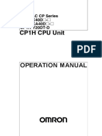 CP1H Operation Manual (W450-E1-01)