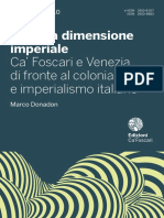 Per Una Dimensione Imperiale. CA Foscari