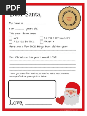 Letter to Santa