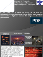 El Origen de La Tierra, El Origen de La Vida Por Quimiosintesis, Experimento de Stanley Miller