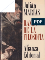Julian Marias Razon de La Filosofia