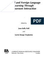 Second and FLL Through Classroom Interaction 2000 CONTENTS en Google