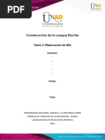 Formato Tarea 2 - Elaboración de Wix