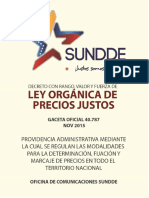 Ley Organica de Precios Justos