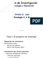León, Orfelio G. y Montero, I. (2003) - Métodos de Investigación en Psicología y Educación Powerpoint