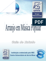 ARRANJO EM MUSICA POPULAR