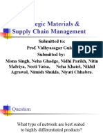 Strategic Materials & Supply Chain Management