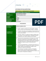 Informe final de emprendimiento solidario