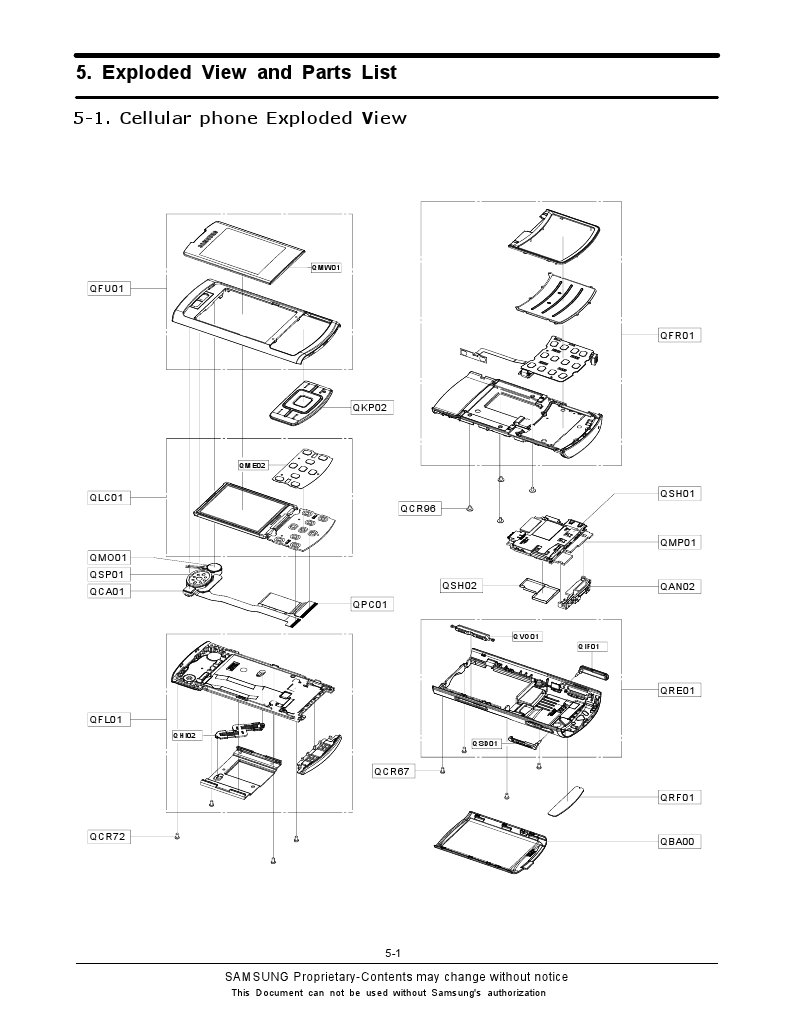 Exploded View and Parts List | PDF