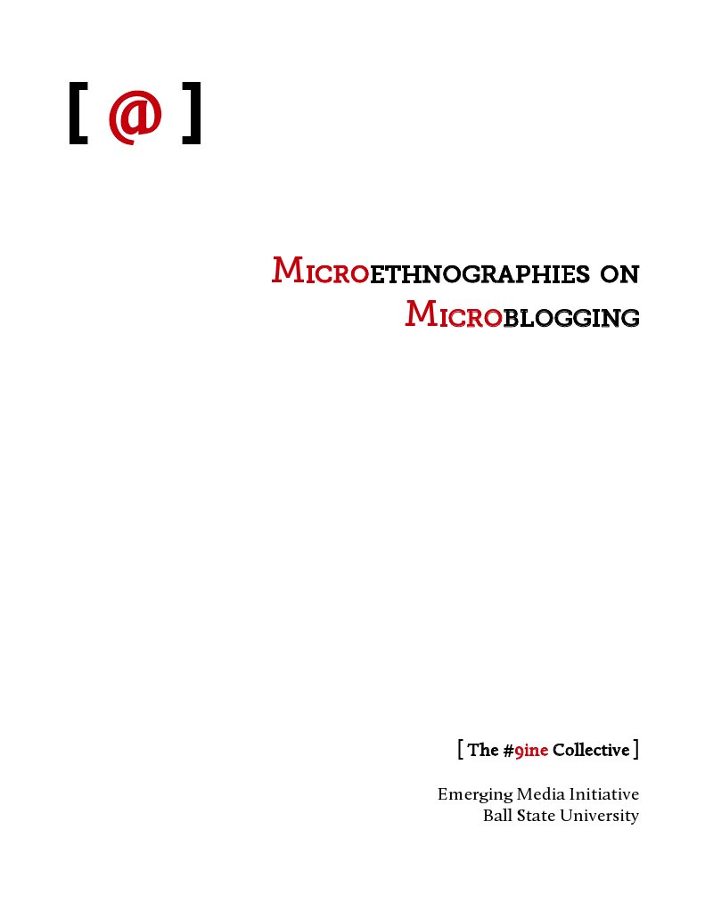 Microethnographies On Microblogging | PDF