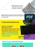 Pengadaan Barangjasa Non Tender Non Seleksi