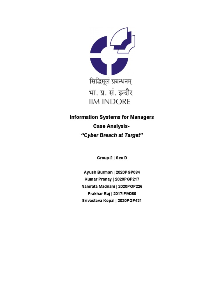 Target Cyber Breach Case Study | PDF | Computer Security | Security