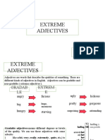 Extreme Adjectives: Gino Fossa Esl Teacher