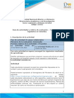 Guía de Actividades y Rúbrica de Evaluación - Unidad 1 - Tarea 2 - Marco Legislativo en Colombia