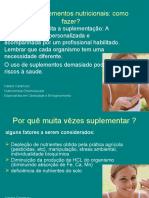 Uso de Suplementos Nutricionais