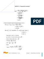 Proposta de resolução de um teste de matemática contendo quatro questões