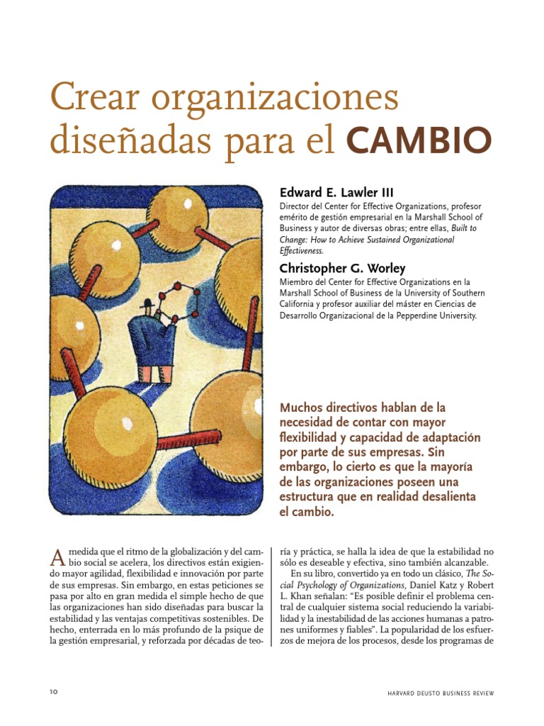 Gestion Del Cambio Organizacional | PDF | Liderazgo | Empresas