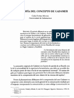 Flórez Miguel, Cirilo (2005) La Filosofía Del Concepto de Gadamer. Éndoxa [Revista en Línea], (20),Pp. 137-152