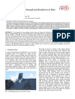 Investigation of Shear Strength and Breakdown of Mine Waste Rock