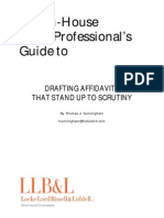 The In-House Legal Professional's Guide To Drafting Affidavits That Stand Up To Scrutiny