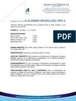 ANEXO No. 1 Ficha - Técnica - SULFATO DE ALUMINIO TIPO A