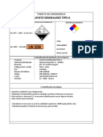 ANEXO No. 2 Ficha - Emergencia - SULFATO DE ALUMINIO TIPO A