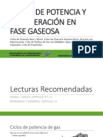 Ciclos de Potencia y Refrigeración de Gas