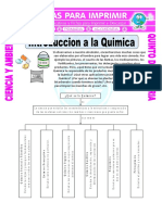 Ficha Introduccion A La Quimica para Quinto de Primaria