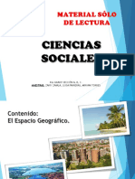 Clases de Sociales El Espacio Geográfico