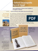 Flyer The Oxford Encyclopedia of Ancient Egypt