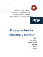 Ensayo de La Filosofía y Ciencia Miguel Fuentes