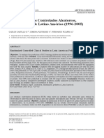 Estudios Clínicos Controlados Aleatoreos, en La Pediatría de Latino América (1996-2005)