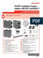 TrueFRESH™ ERV/HRV Ventilation Systems