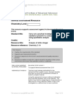 Internal Assessment Resource Chemistry Level: Standard Title