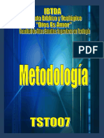 TST007-Metodología y Diseño Curricular
