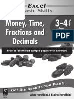 Money, Time, Fractions and Decimals: Basic Skills