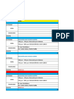 Actividades clínicas de medicina