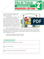 Lectura de Vacaciones para Segundo Grado de Primaria