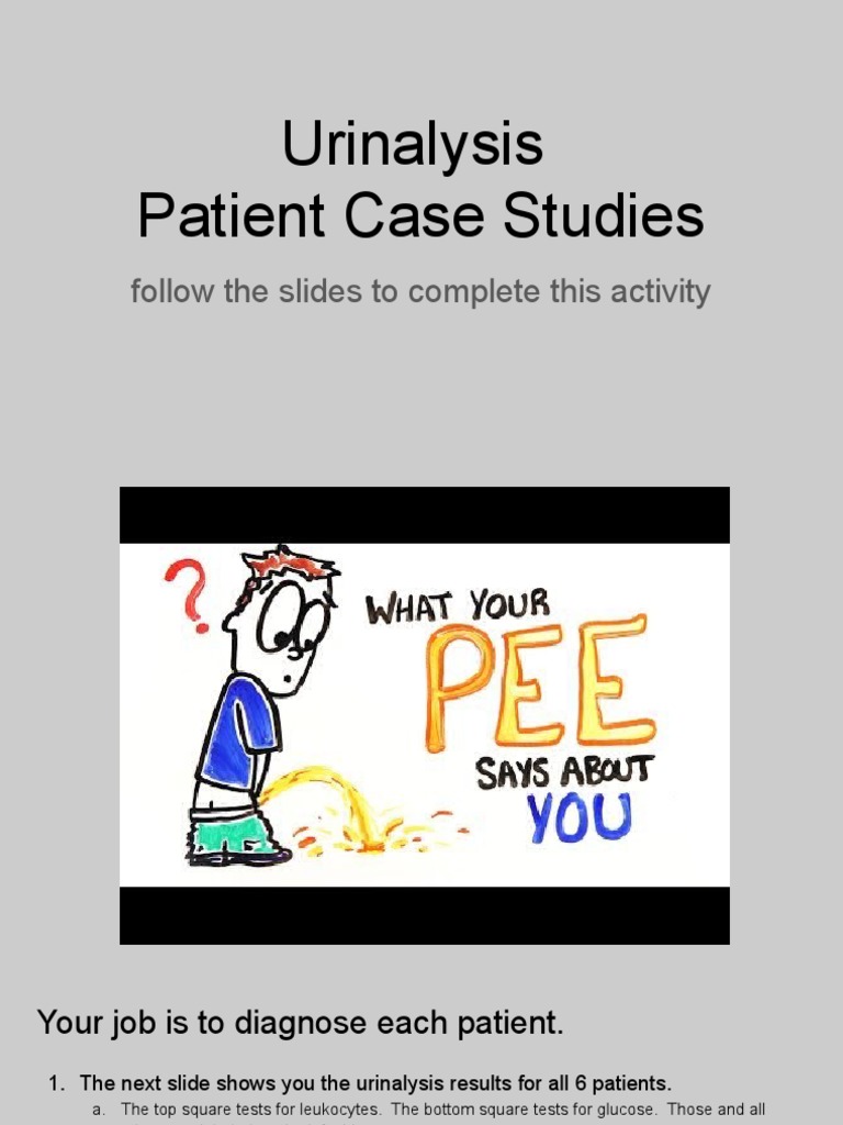 urinalysis case study pdf
